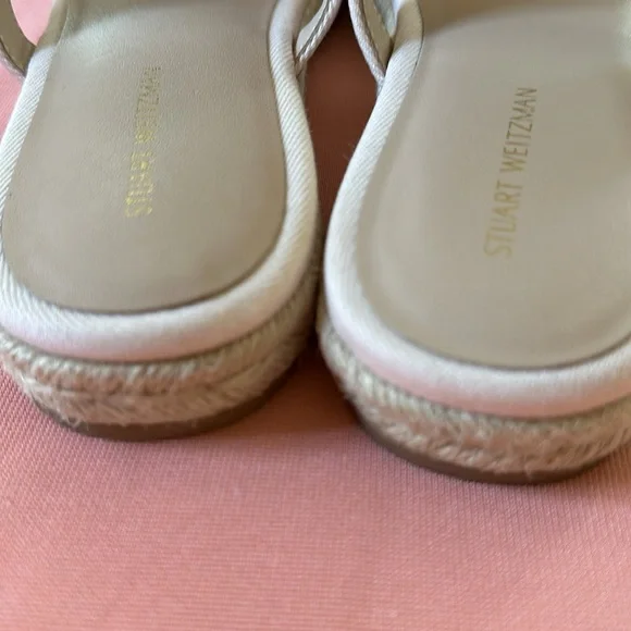 New Stuart Weitzman Canvas shoes. Size 7. Light pink. - Picture 7 of 8